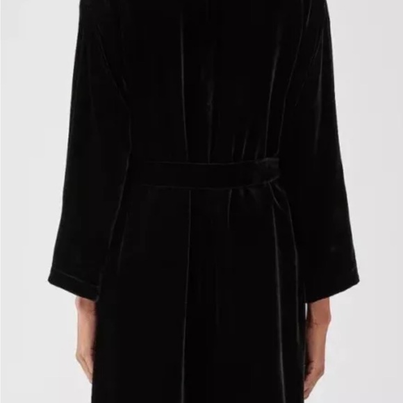 Eileen Fisher High Collar Long  Jacket SVelvet Size Small NWT -$438 - Picture 2 of 12